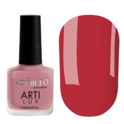 Лак для ногтей Komilfo ArtiLux Lady in Red 002 (fire brick red, эмаль), 8 мл