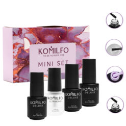 Komilfo Mini Set 003, 4 мл (Rubber Base, D184, Ultrabond, Rubber Top)