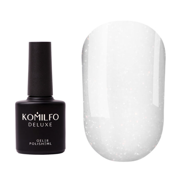 Komilfo No Wipe Milky Diamond Top, 8 мл 2