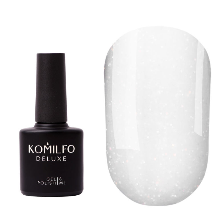 Komilfo No Wipe Milky Diamond Top, 8 мл 7