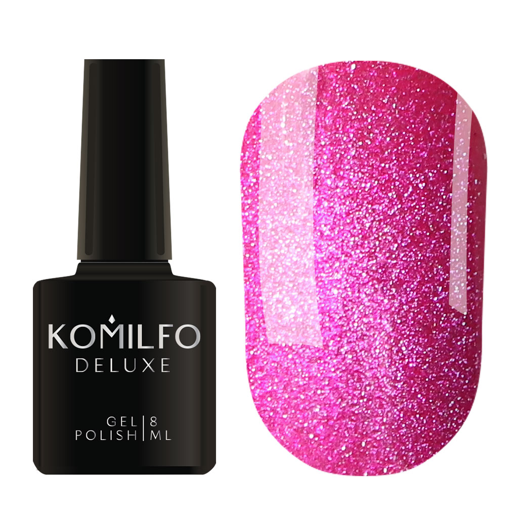 Komilfo 9D Cat's Eye Pink, 8 мл 1