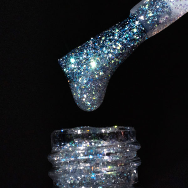 Komilfo Galaxy Top 004 (голографический, светоотражающий), 8 мл 8