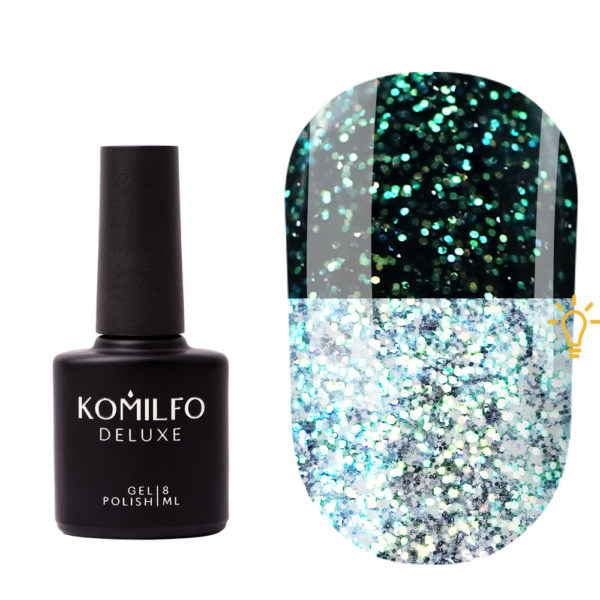 Komilfo Galaxy Top 003 (голографический, светоотражающий), 8 мл 2