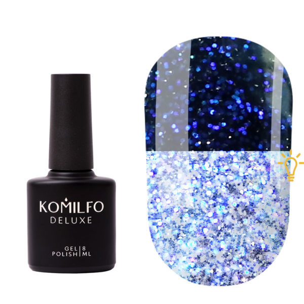 Komilfo Galaxy Top 005 (голографический, светоотражающий), 8 мл 2