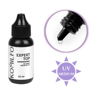 Komilfo Expert Top - a universal top for gel polish, no Wipe, medium UV filter, 30 ml 5