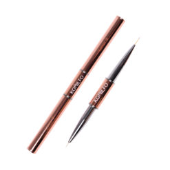 Пензлик Komilfo Rose gold Double Liner 7 (Nylon)/Liner 9 (Nylon)