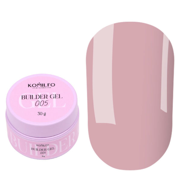 Komilfo Builder Gel 005, гель для ногтей, 30 г 8