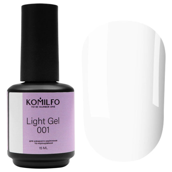 Komilfo Light Gel 001, 15 мл, рідкий гель 2