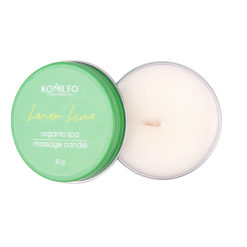 Массажная свеча Komilfo Massage Candle - Lemon Lime, 30 g