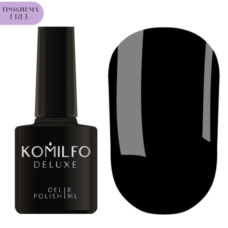 Gel Polish Komilfo Deluxe Series №D001 HEMA/TPO free, 8 ml 5