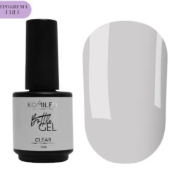Komilfo Bottle Gel Clear HEMA/TPO free, рідкий гель для нігтів, 15 мл
