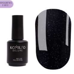 Komilfo No Wipe Glitter Top HEMA/TPO free - top for gel polish with glitter without sticky layer, 15 ml