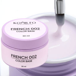 Komilfo Color Base French 002 HEMA/TPO free, база для нігтів 30 мл (гель-банка)