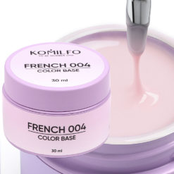 Komilfo Color Base French 004 HEMA/TPO free, база для нігтів 30 мл (гель-банка)