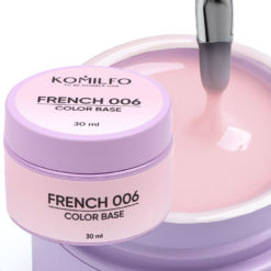 Komilfo Color Base French 006 HEMA/TPO free, база для нігтів 30 мл (гель-банка)