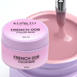 Komilfo Color Base French 008 HEMA/TPO free, база для нігтів 30 мл (гель-банка)