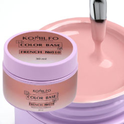 Komilfo Color Base French 010 HEMA/TPO free, база для нігтів 30 мл (гель-банка)