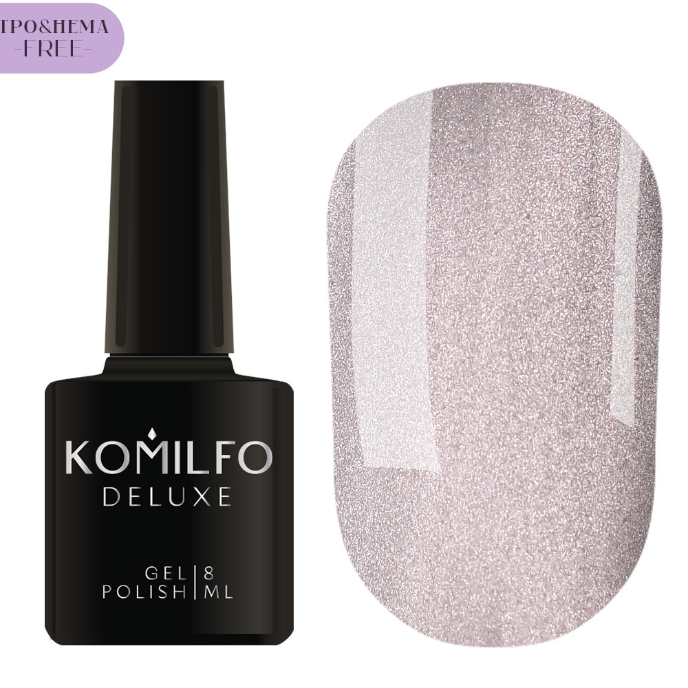 Гель-лак Komilfo Silk Cat Eye 001 HEMA/TPO free, 8 мл 1