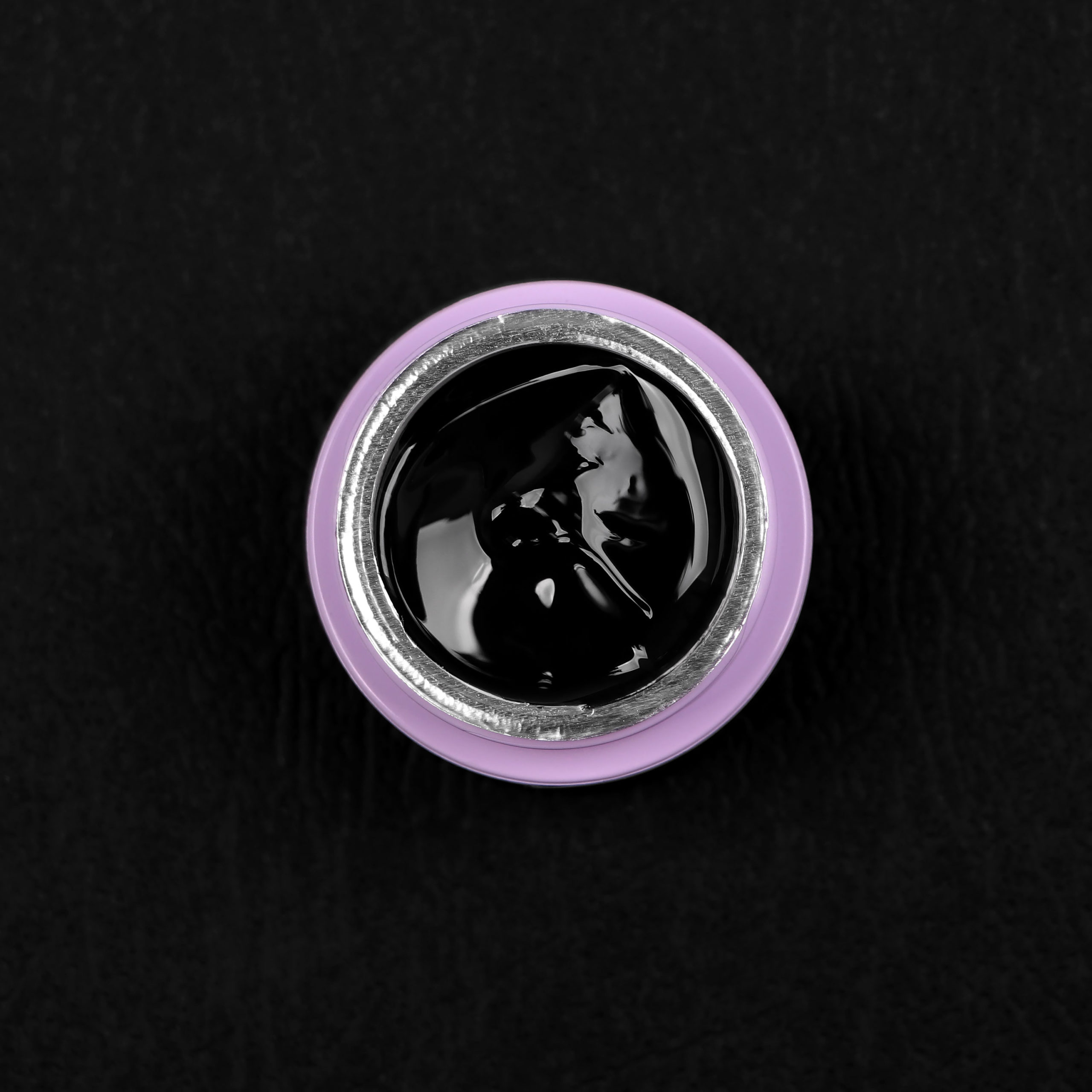 Komilfo No Wipe Gel Paint Black 001 HEMA/TPO free, Гель-фарба БЕЗ липкого шару, 5 мл 2