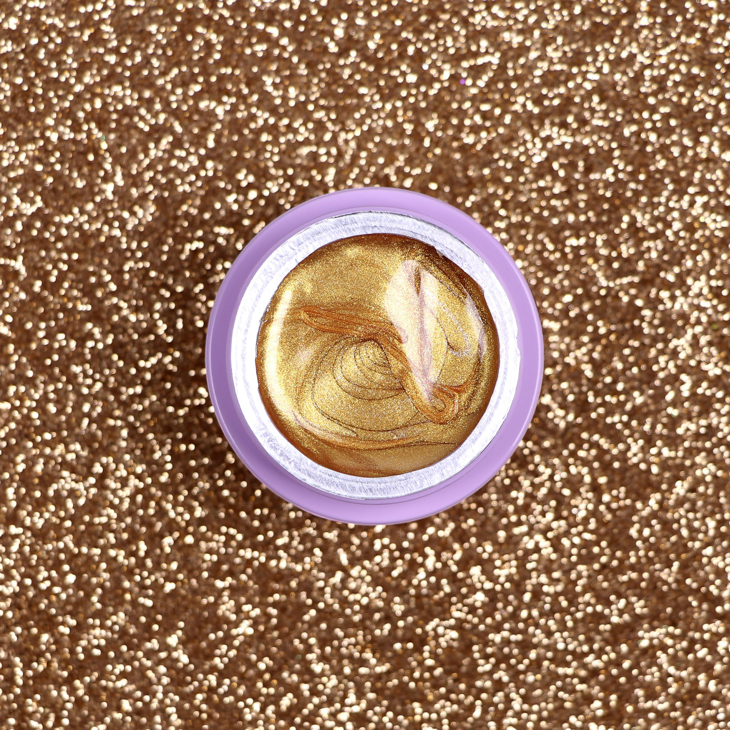 Komilfo No Wipe Gel Paint Gold 003 HEMA/TPO free, Гель-фарба БЕЗ липкого шару, 5 мл 2